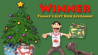 Timmy's Gift Box Giveaway Winner - Happy Holidays !!