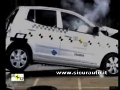 Crash Test 2004 - Present Kia Picanto (Full Test) EuroNcap 3 Stars