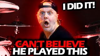 LARS ULRICH CAN'T BELIEVE HE PLAYED THIS SONG #METALLICA