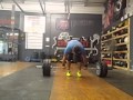 Hang Clean @285#X 3