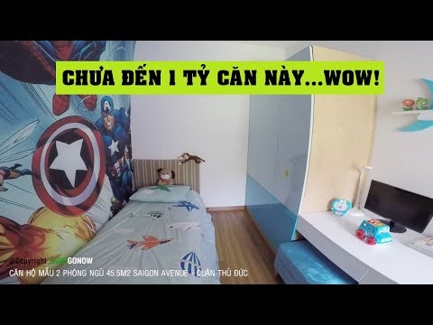Căn hộ nhà mẫu Saigon Avenue, 2 phòng ngủ 45.5m2, Gò Dưa, Tam Bình, Thủ Đức - Land Go Now ✔