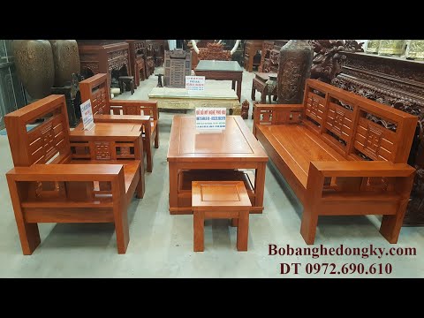 【NƠI BÁN】 Bộ Bàn Ghế Gỗ Đẹp Kiểu Hiện Đại | Đồ Gỗ Phú Hải