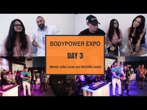 Michelle Lewin in India | John Lucas | Iron Brothers Movie Announcement | Bodypower Expo Day 3