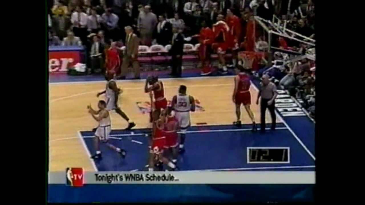 NBA 1994 Playoffs game 5: Knicks and Bulls: The ending - YouTube