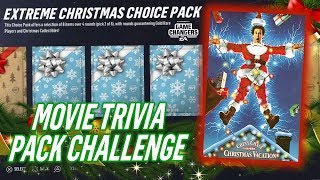 CHRISTMAS VACATION TRIVIA PACK CHALLENGE + GIVEAWAY! | NHL 19 PACK OPENING
