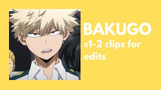 Bnha Bakugo S12 Clips For Edits