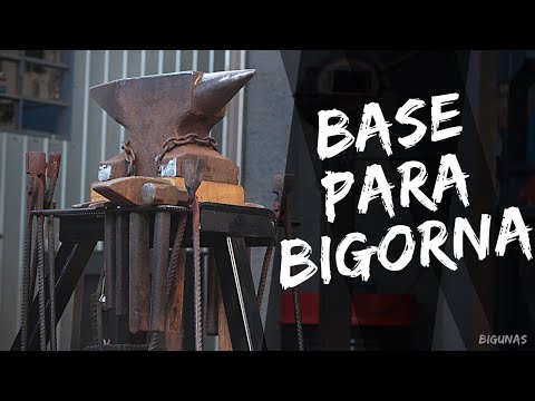 BASE DE FERRO PARA BIGORNA - Anvil Base