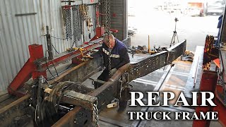 Сложный Ремонт Рамы Грузовика / Difficult Truck Frame Repair