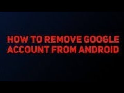 How To Remove Google Account From Your Mobile |Least How To Remove Google Account From Your Mobile |Least