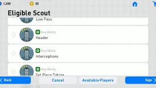 C.Under Scout PES 2019 Mobile PesDB.net