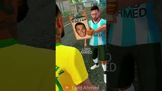 Messi 😈 Ronaldo In Danger 🥺😭 Freefire Animation #Shorts