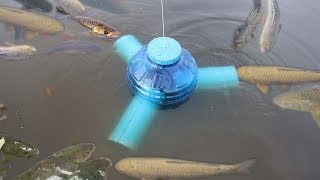 Smart Girl Make Fish Trap Using PVC And Plastic Bottle To Catch A Lot of Fish