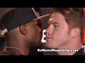 Mayweather Vs Canelo 3 Min Faceoff Esnews Boxing images Mayweather Vs Canelo 3 Min Faceoff Esnews Boxing