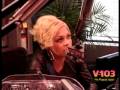Monica interviewing T-Boz on V103