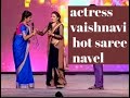 Agnisakshi serialActress vaishnavi hot saree navel slip 😍😍