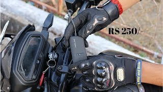 GPS Tracker for bike, Gloves In 250/-RS, Cheap Action cam.