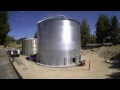 Video National Storage Tank - Corrugated Water Tank replacing another manufacturers crumbling tank