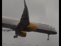 Delta Airlines Boeing 767 "FLAP PROBLEM" Landing Manchester Airport & Caios
