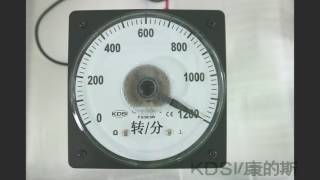 Kdsi Wide Angle Ls-110 Dc10V 1200 Speed Meter For Marine Meter Video