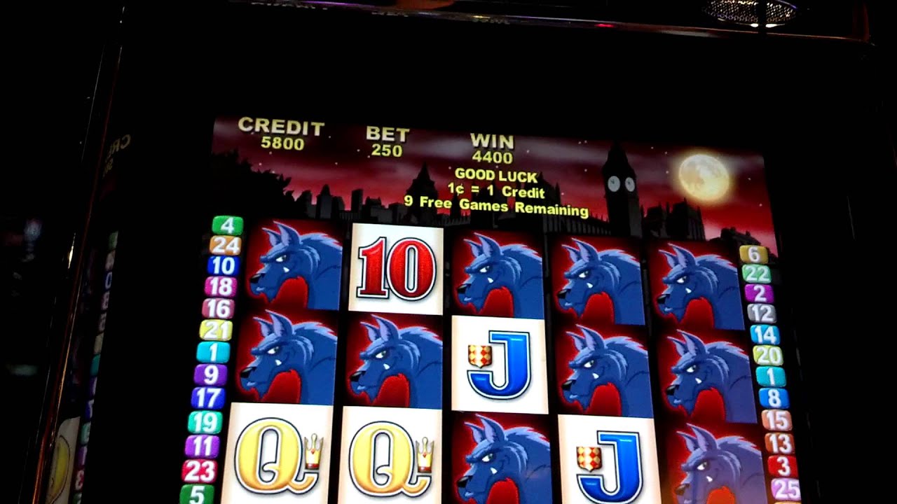 Wild werewolf slots