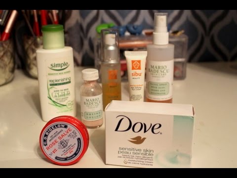 Nighttime Skin Care Routine For Sensitive Skin â¥ - YouTube