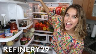 What's In My Fridge Tour | Lucie Fink Vlogs | Refinery29