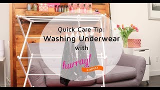 How to Wash Underwear - Quick Care Tip with Hurray Kimmay