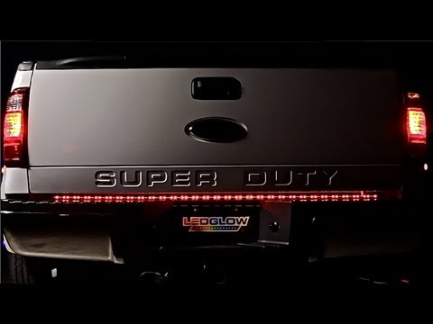 ledglow 39 s led tailgate light bar youtube tailgate light bar with reverse