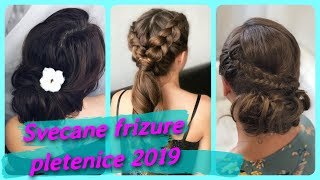 20 Najlepse Ideja Za Svecane Frizure Pletenice 2019