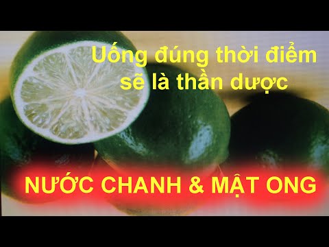 thời điểm uống nước chanh pha mật ong tốt nhất cho cơ thể