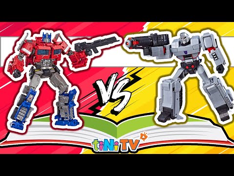 Robot đại chiến đồ chơi Transformers hoạt hình - Ô tô robot biến hình Transformer Toy | tiNiTV