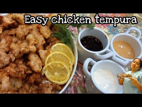 EASY CHICKEN TEMPURA|HOMEMADE RECIPE