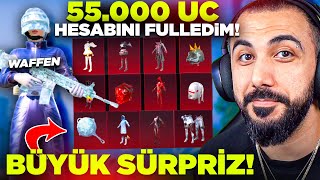 55.000 UC WAFFEN'IN HESABINI FULLEDİM!! HER ŞEYİ ÇIKARDIK 😮 (BÜYÜK SÜRPRİZ) | PU