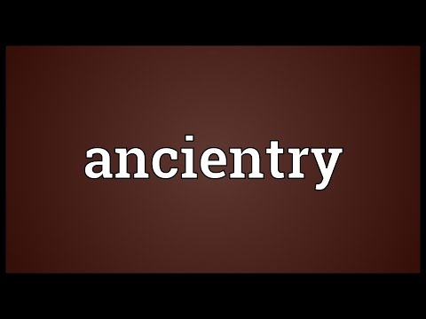 Header of ancientry