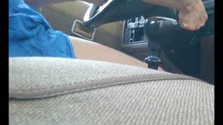 Cranking The Old Car With Choke