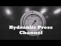 Crushing non-newtonian fluid with hydraulic press