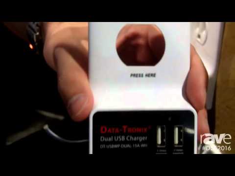 DSE 2016: Data-Tronix Shows New Retrofit Electrical Wall Plate With USB Inputs for Power