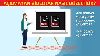 Telefondan Çektiğim Video Bilgisayarda Açılmıyor Mp4 Uzantılı Video Sadece Ses Olarak Açılıyor