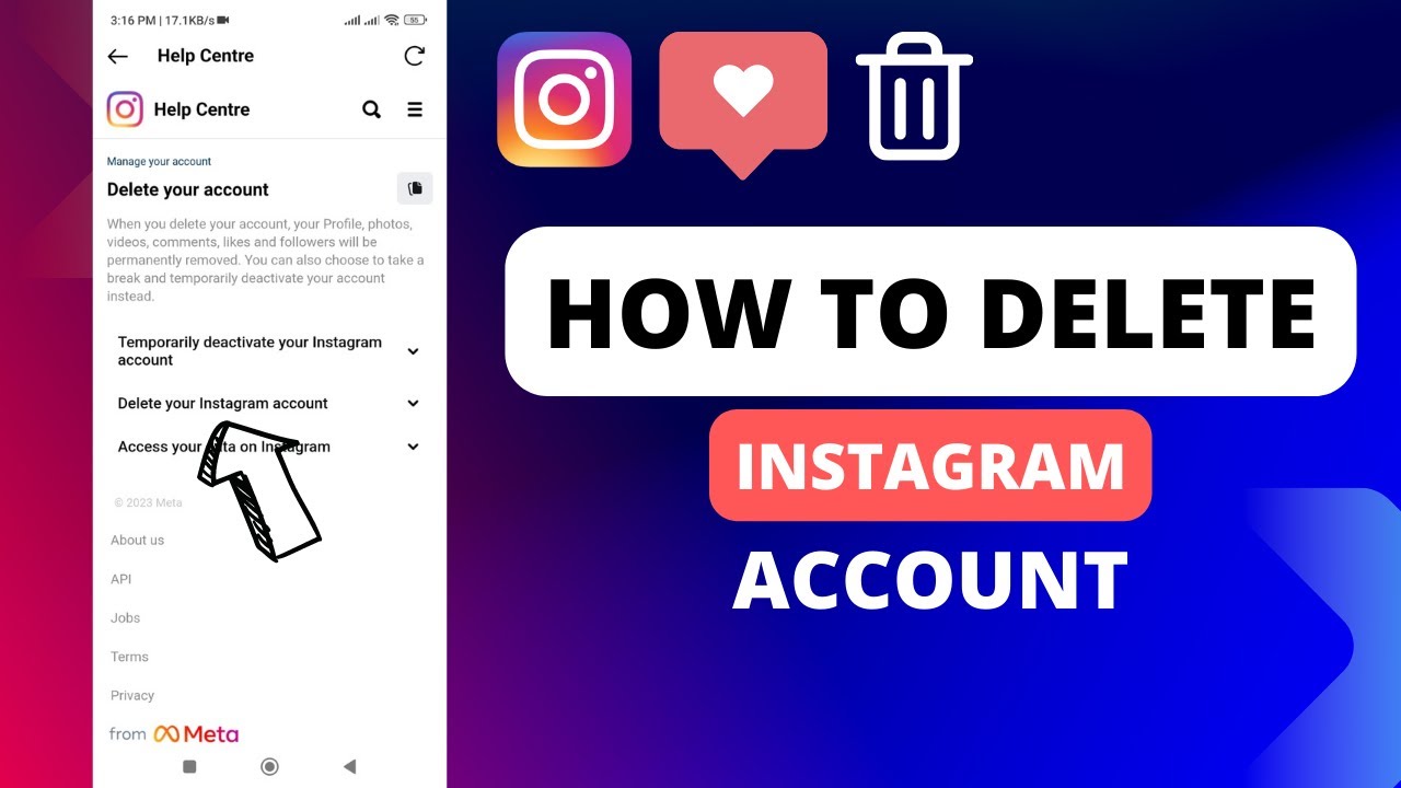 how to delete your instagram account|A Step-by-Step how to delete your instagram account|A Step-by-Step