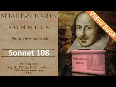 Sonnet 108 by William Shakespeare