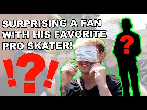 Surprising a Fan With His Favorite Pro Skater