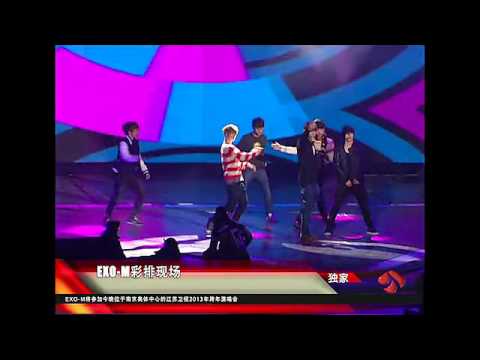 EXO M - 121230 Jiangsu Countdown Rehearsal - History + MAMA