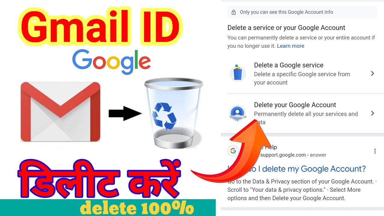 Gmail account delete kaise kare || google account Gmail account delete kaise kare || google account