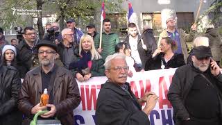 Protesters Begin Blockading Serbian Tv
