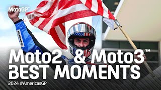 Moto2™ & Moto3™ Best Moments! | 2024 #Americasgp