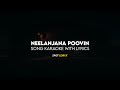 Neelanjana Poovin Song Karaoke with Lyrics in Malayalam and English | Karaoke Songs | Unplugged