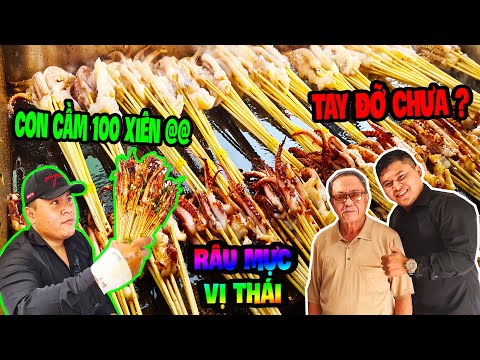 Võ Sư Lộc Chi 350k Quấn 100 XIÊN RÂU MỰC Vị Thái Gây Bão Sài Gòn Sau Pha Nắn Gân Từ Đại Sư Phụ.