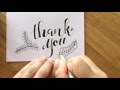 Thank you - Dankeskarte mit Zentangle® Muster Wist