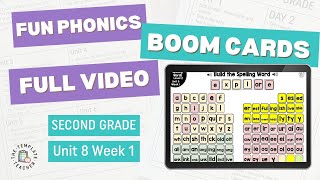 Second Grade Fun Phonics Boom Task Cards Level 2 Video
