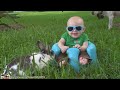 BUNNY, BABY AND #PITBULL … Happy Easter | TexasGirly1979